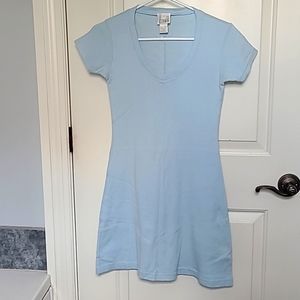 Pretty baby blue t-shirt dress. X-small.
